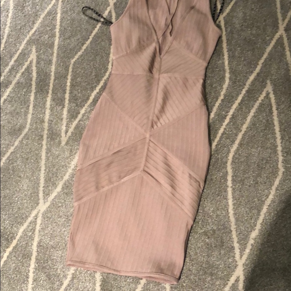 Misguided dusty rose bodycon dress - Picture 6 of 7